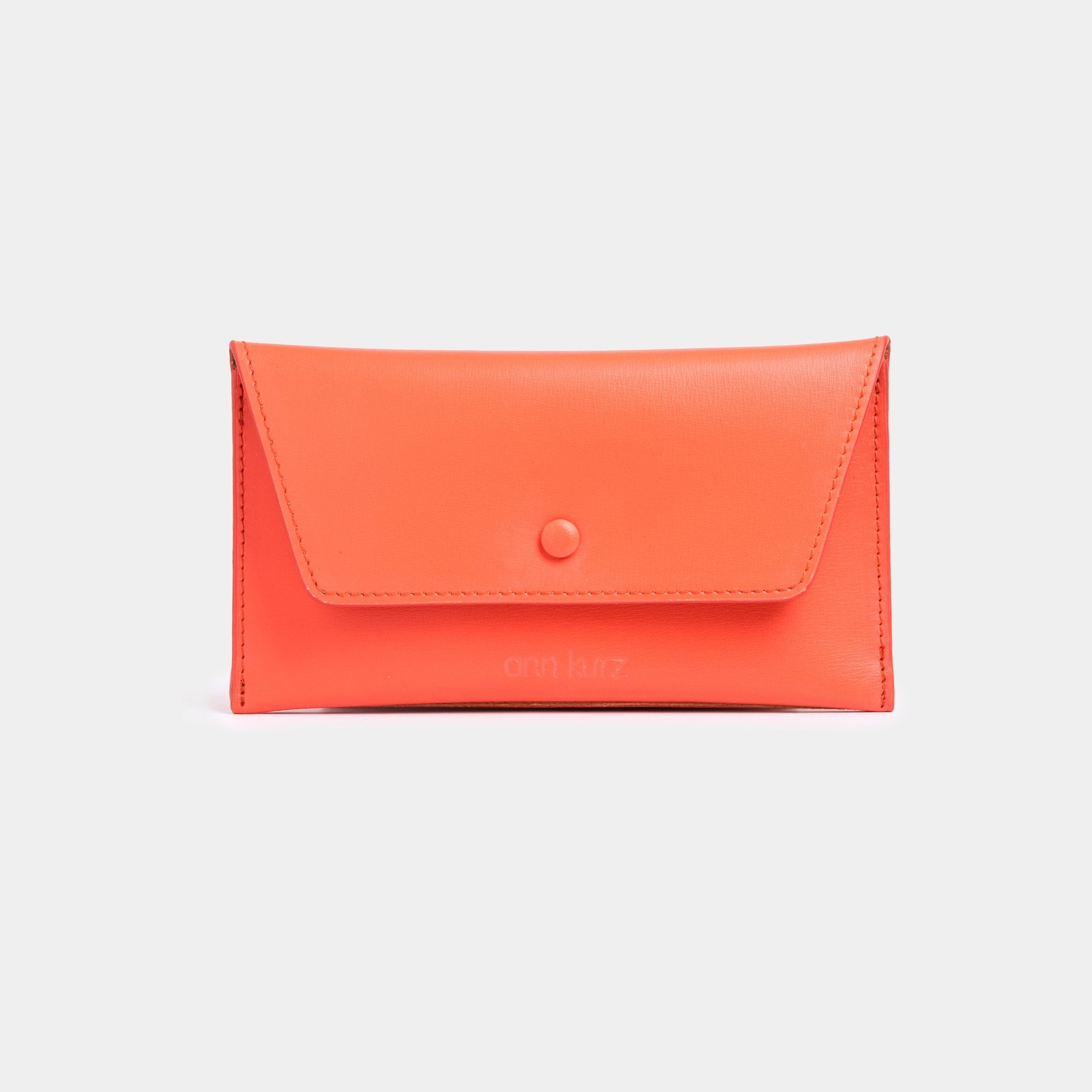 Pretty Envelope - Nappa Premium Orange - ann kurz