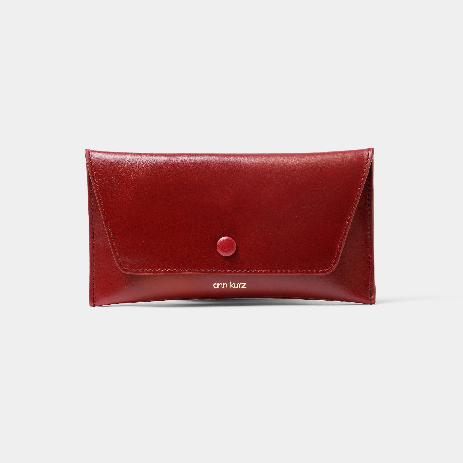 Pretty Envelope - Shiny Leather Wine - ann kurz