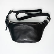 Fanny Pack - Nappa Black Silver Details