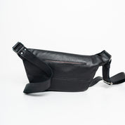 Fanny Pack - Nappa Black Silver Details