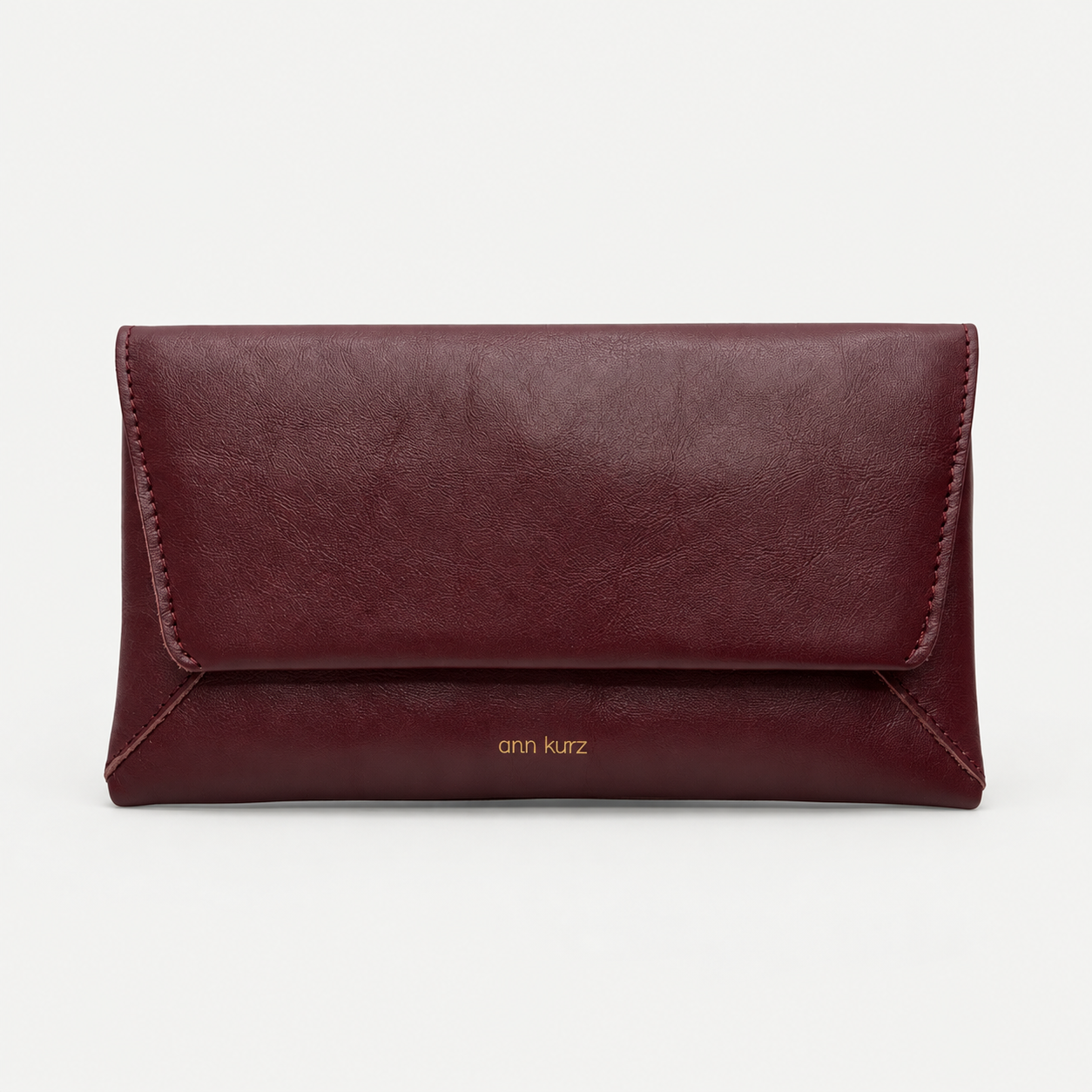 Envelope Wallet - Grain leather Burgundy