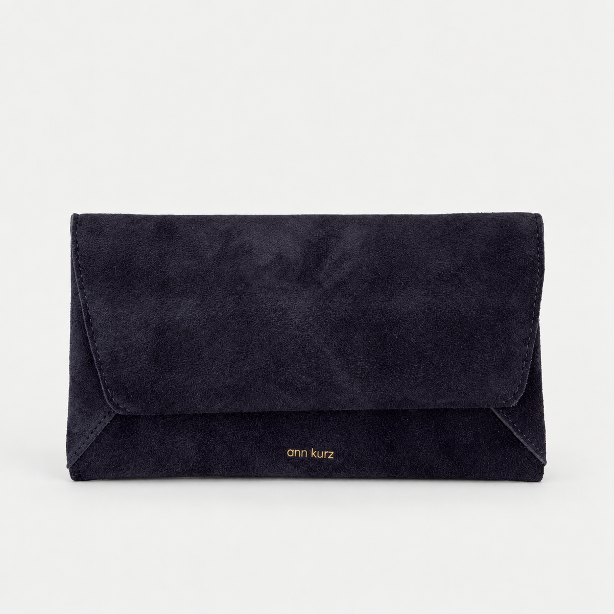 Envelope Wallet - Suede Navy