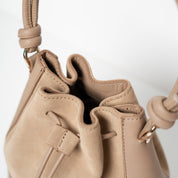 Mini Saku - Suede Mix Caramelo