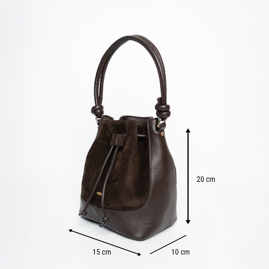 Mini Saku - Suede Mix Mocha