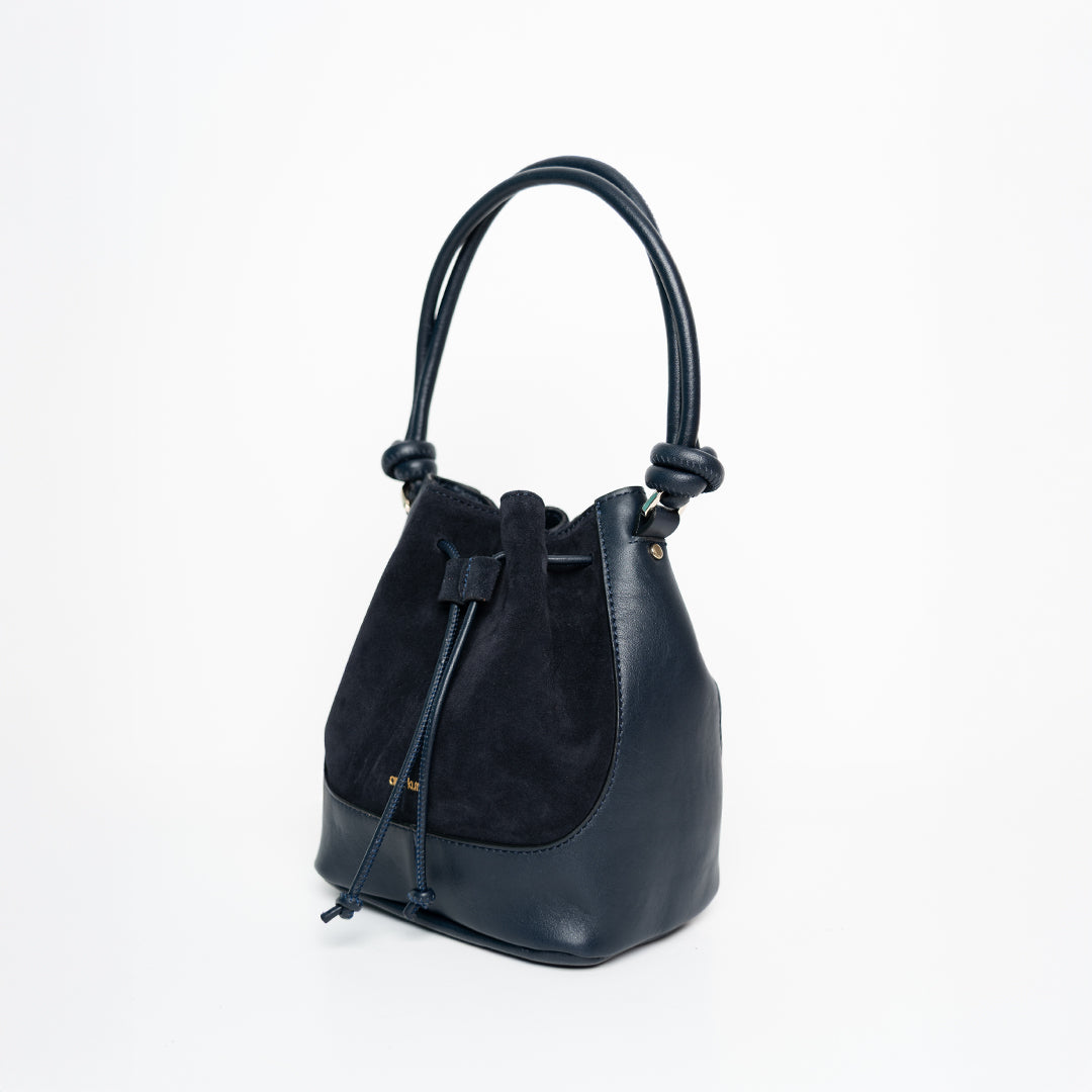 Mini Saku - Suede Mix Navy