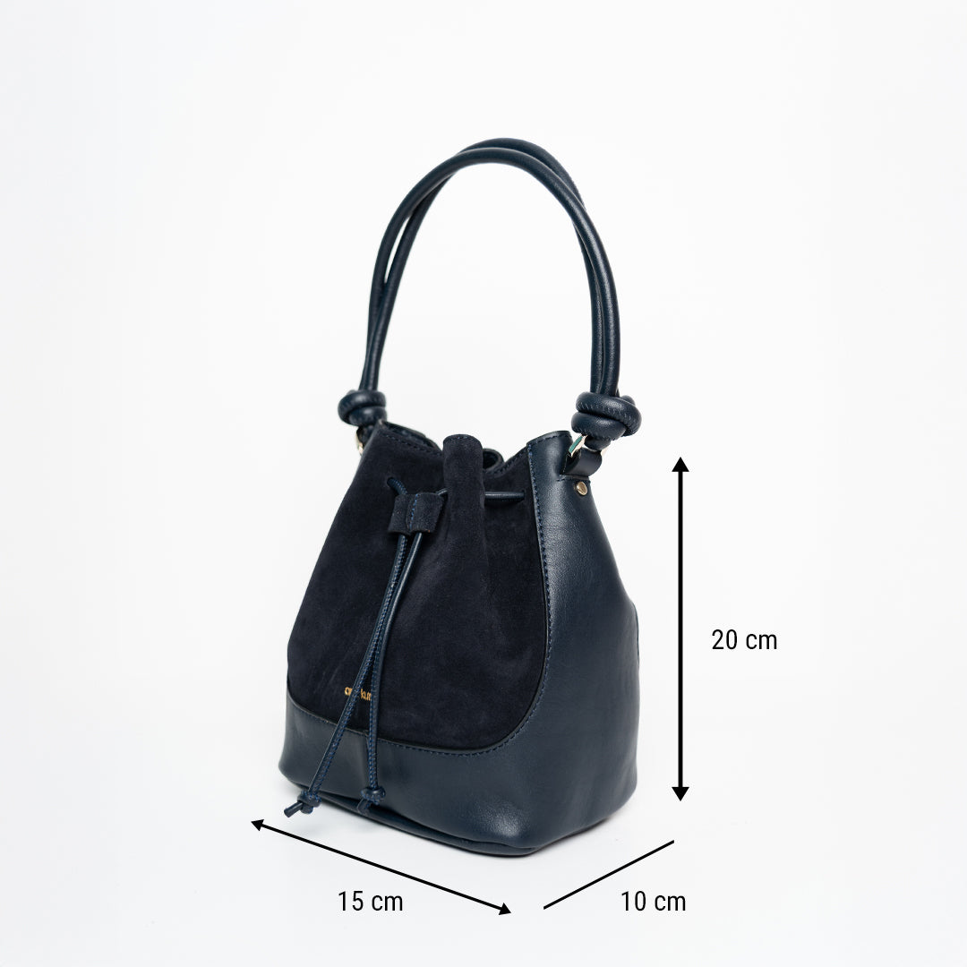Mini Saku - Suede Mix Navy