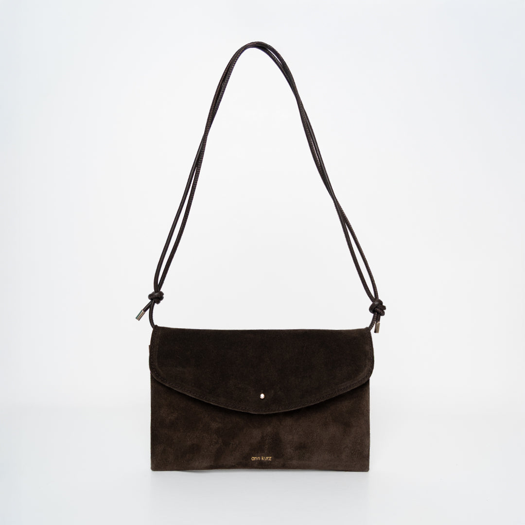 Cute Clutch – Wildleder, Burgunderrot