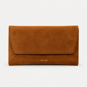Envelope Wallet - Suede Brown