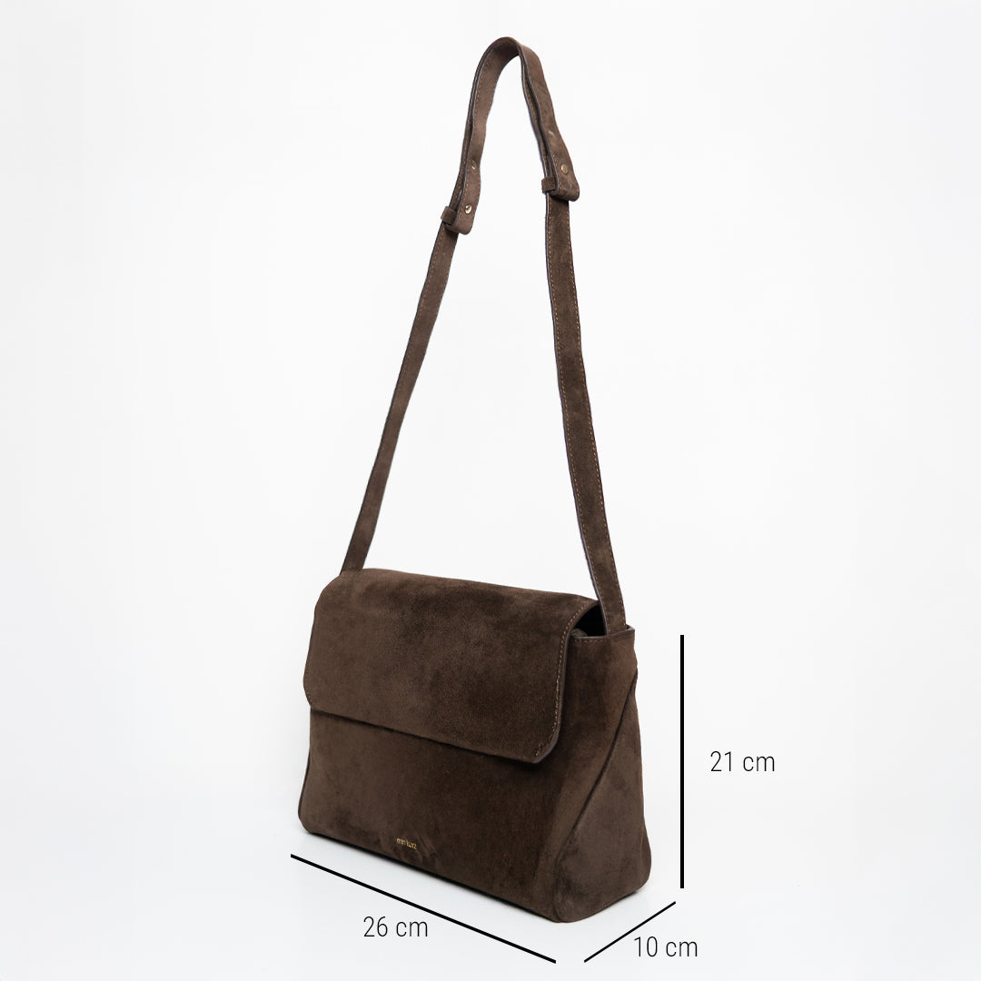 Crossbody - Suede Moccha