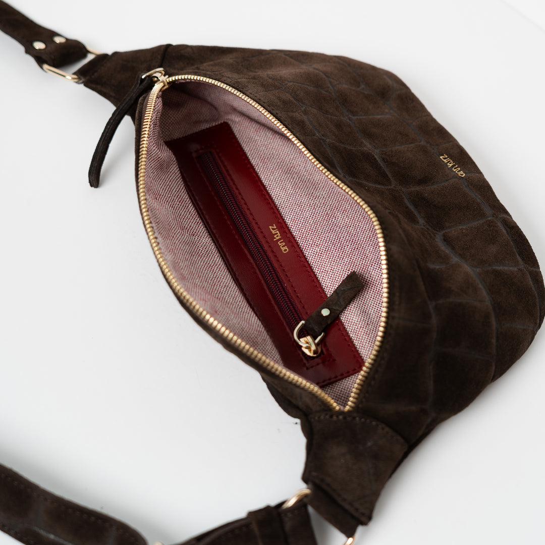Fanny Pack - Wildleder Brown