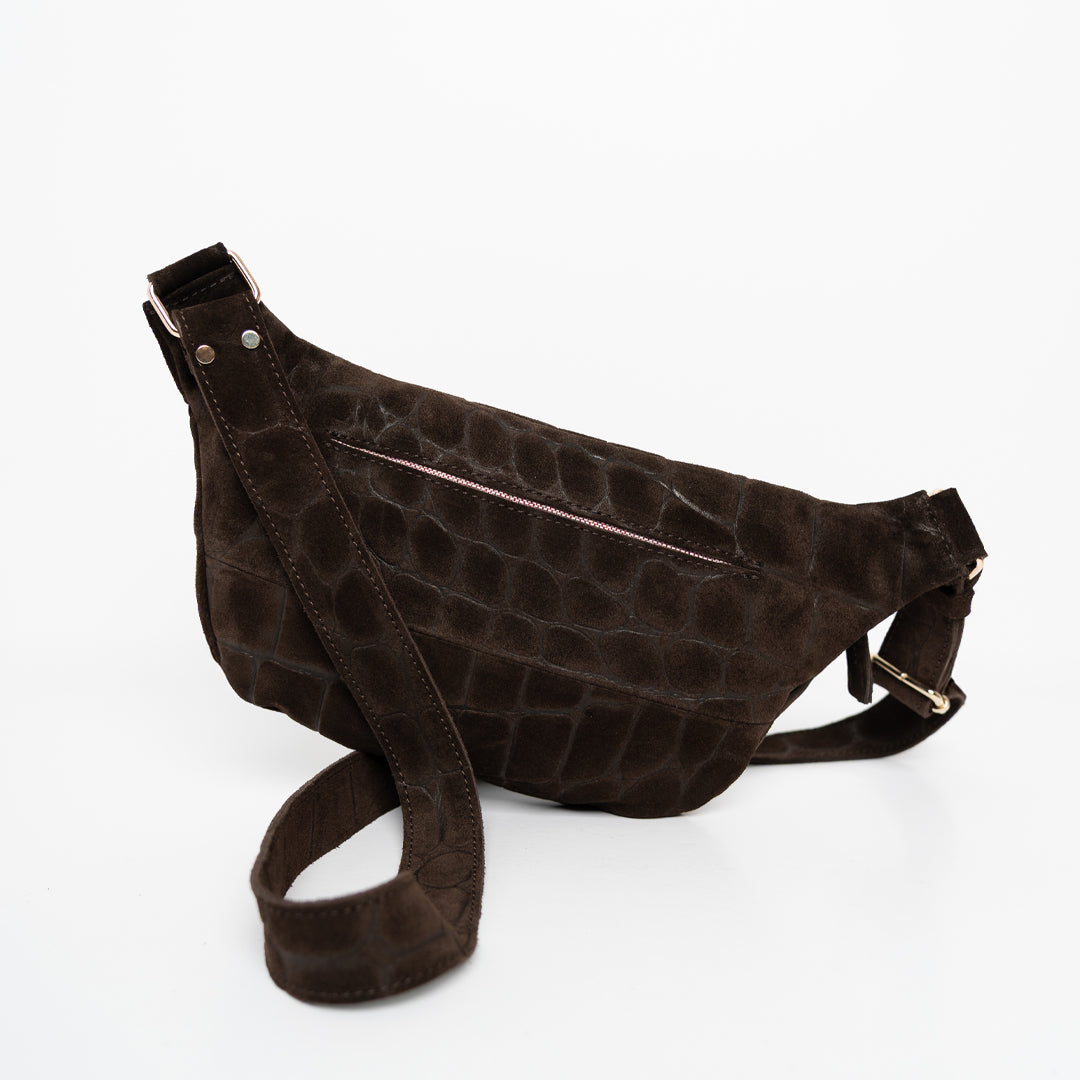 Fanny Pack - Wildleder Brown