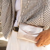 Mini Cute Clutch - Metallic Platin
