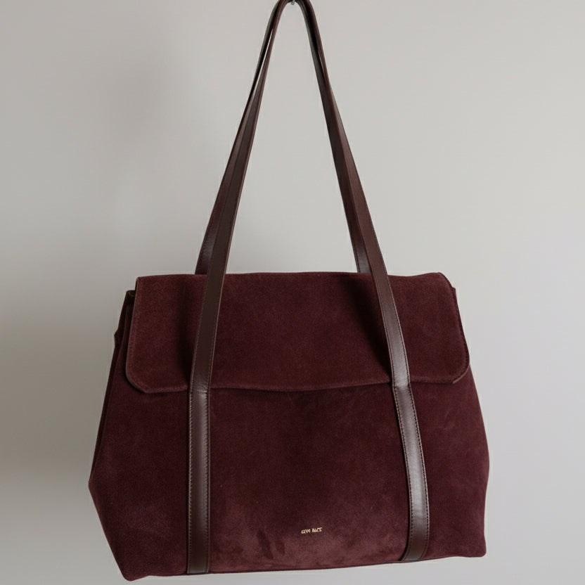 The Greatest Shopper - Wildleder Burgund