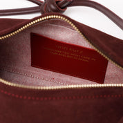 Baguette Shape Bag with Knots - Nappa Black - ann kurz