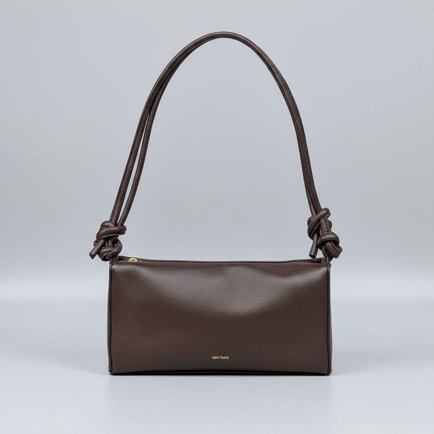Baguette Shape Bag with Knots - Narok Mocha - ann kurz