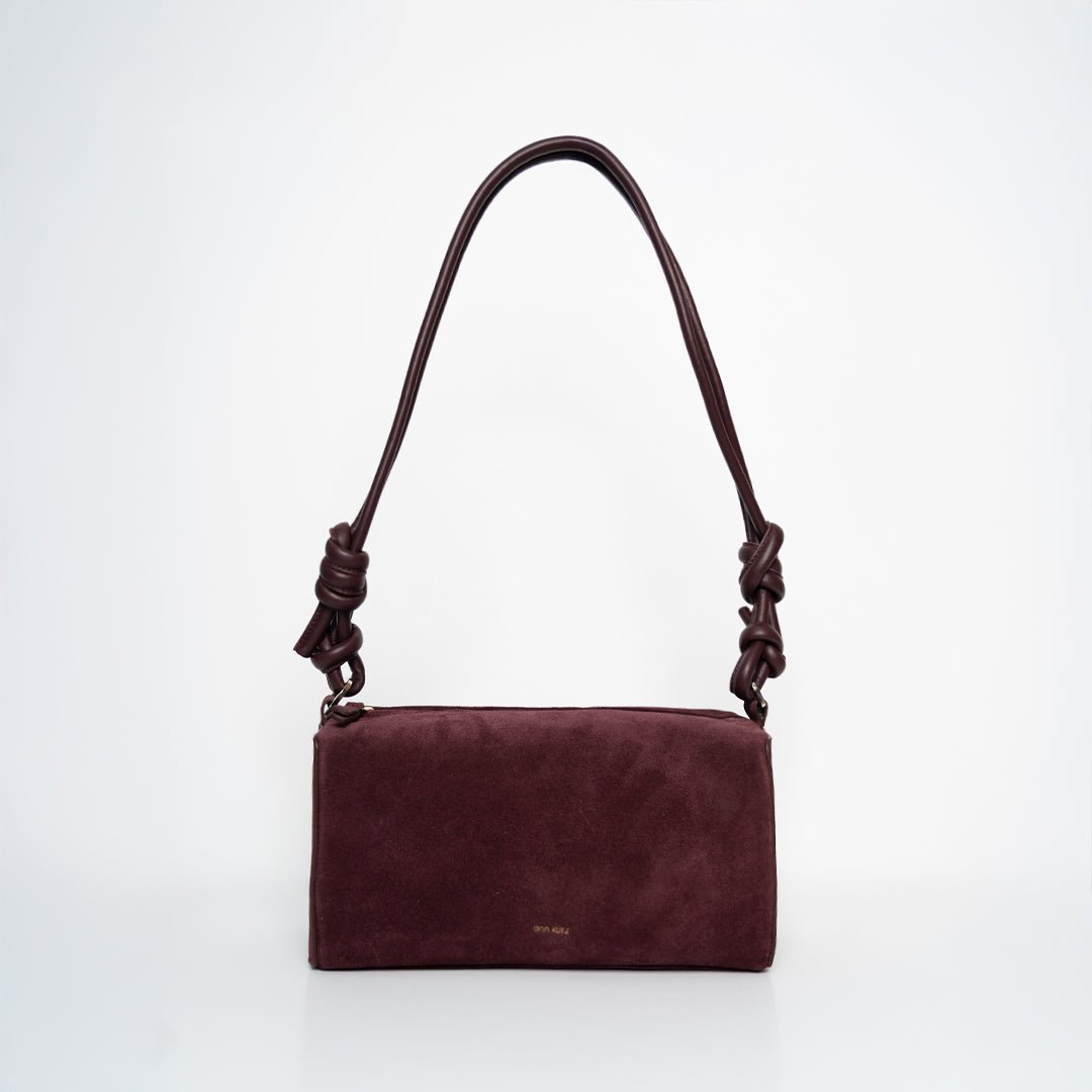 Baguette - Suede Burgundy - ann kurz