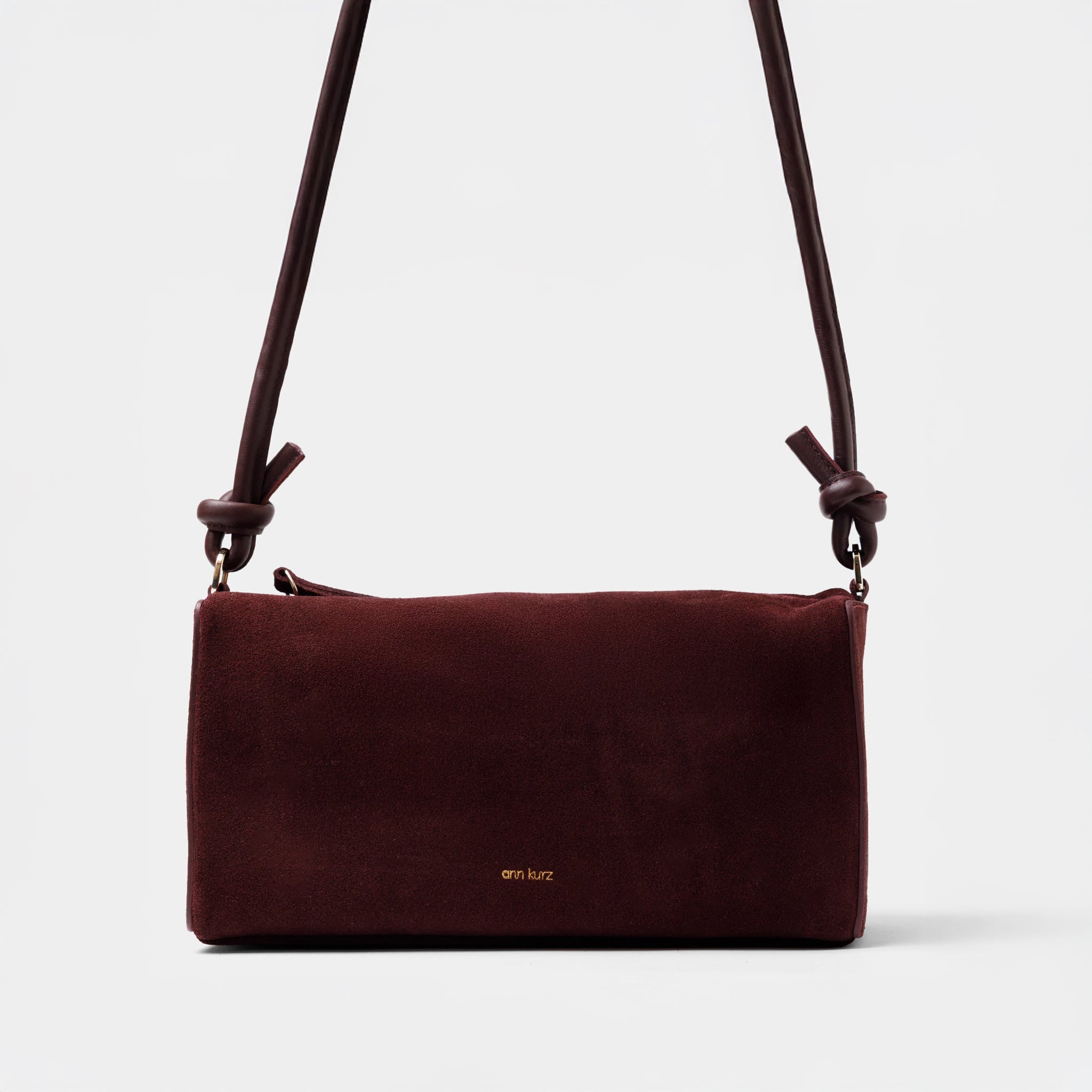 Baguette - Suede Burgundy - ann kurz