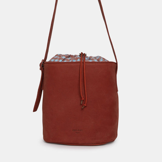 Bucket Bag - Nubuk Ruggine - ann kurz