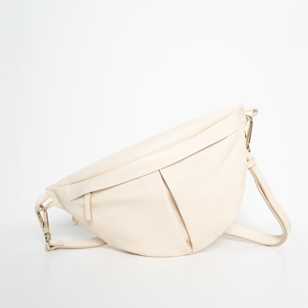 Bum Bag - Nappa Beige - ann kurz