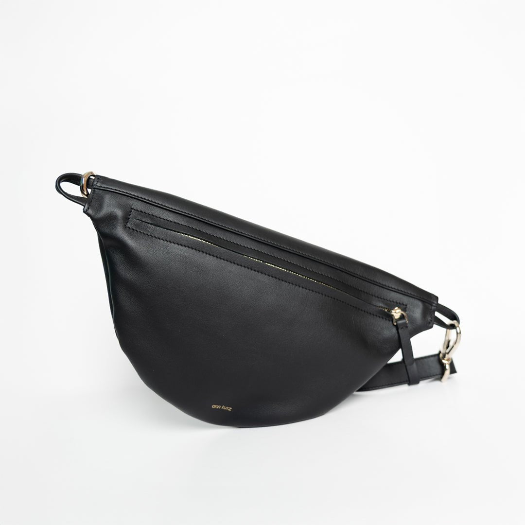Bum Bag - Nappa Black - ann kurz