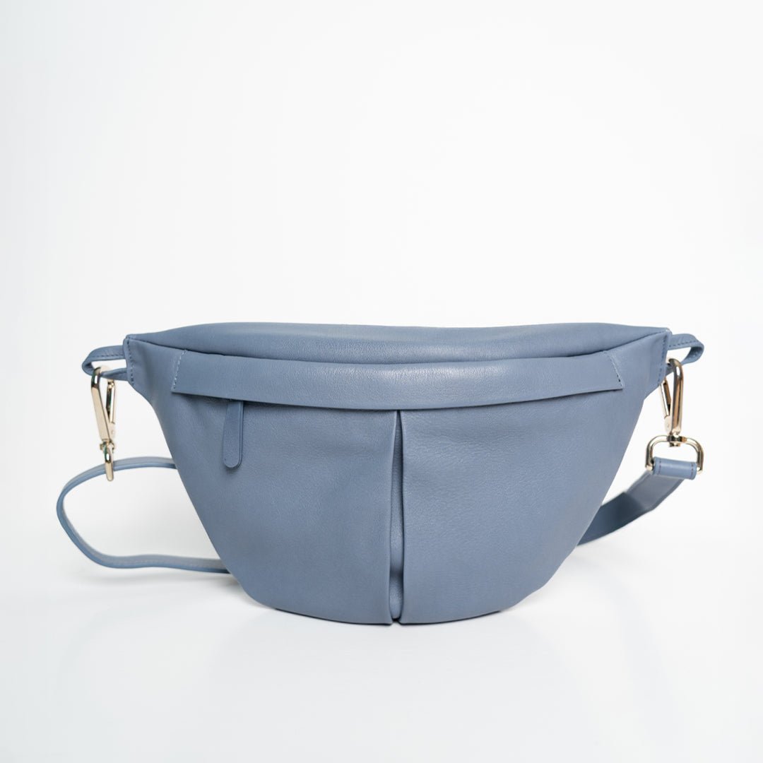 Bum Bag - Nappa Blue - ann kurz