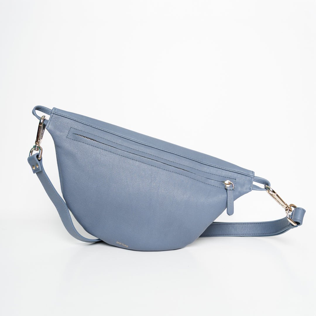 Bum Bag - Nappa Blue - ann kurz