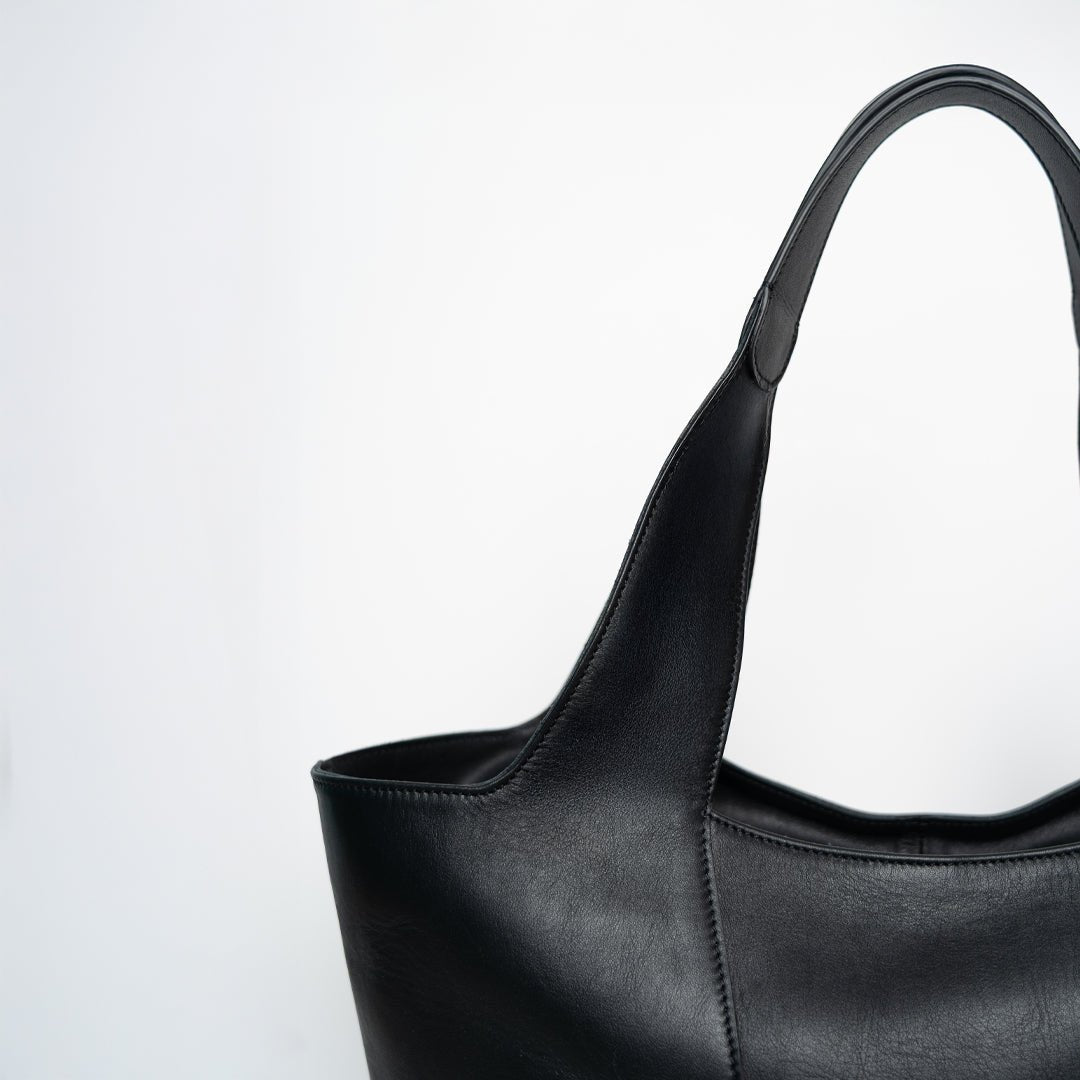 Carryall Shopper - Nappa Black - ann kurz