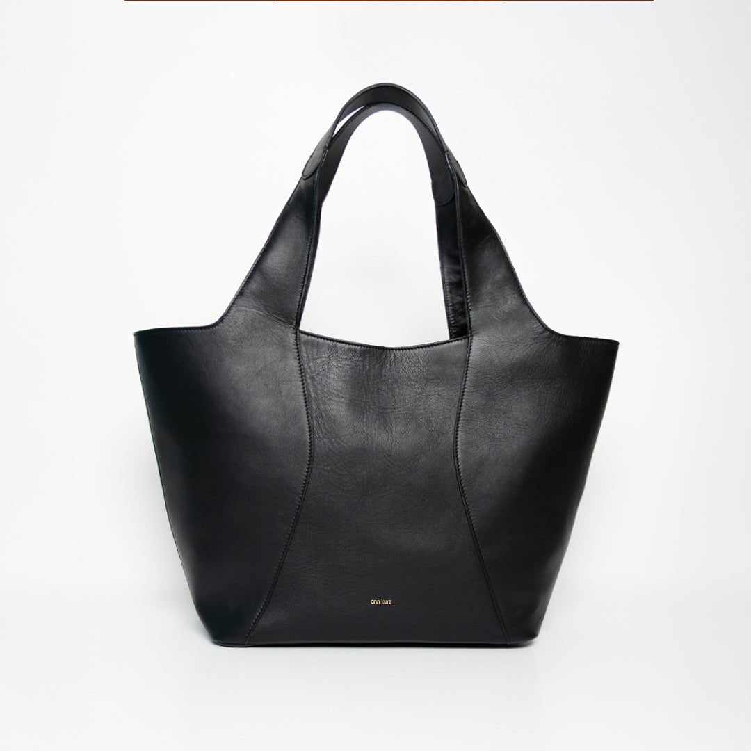 Carryall Shopper - Nappa Black - ann kurz