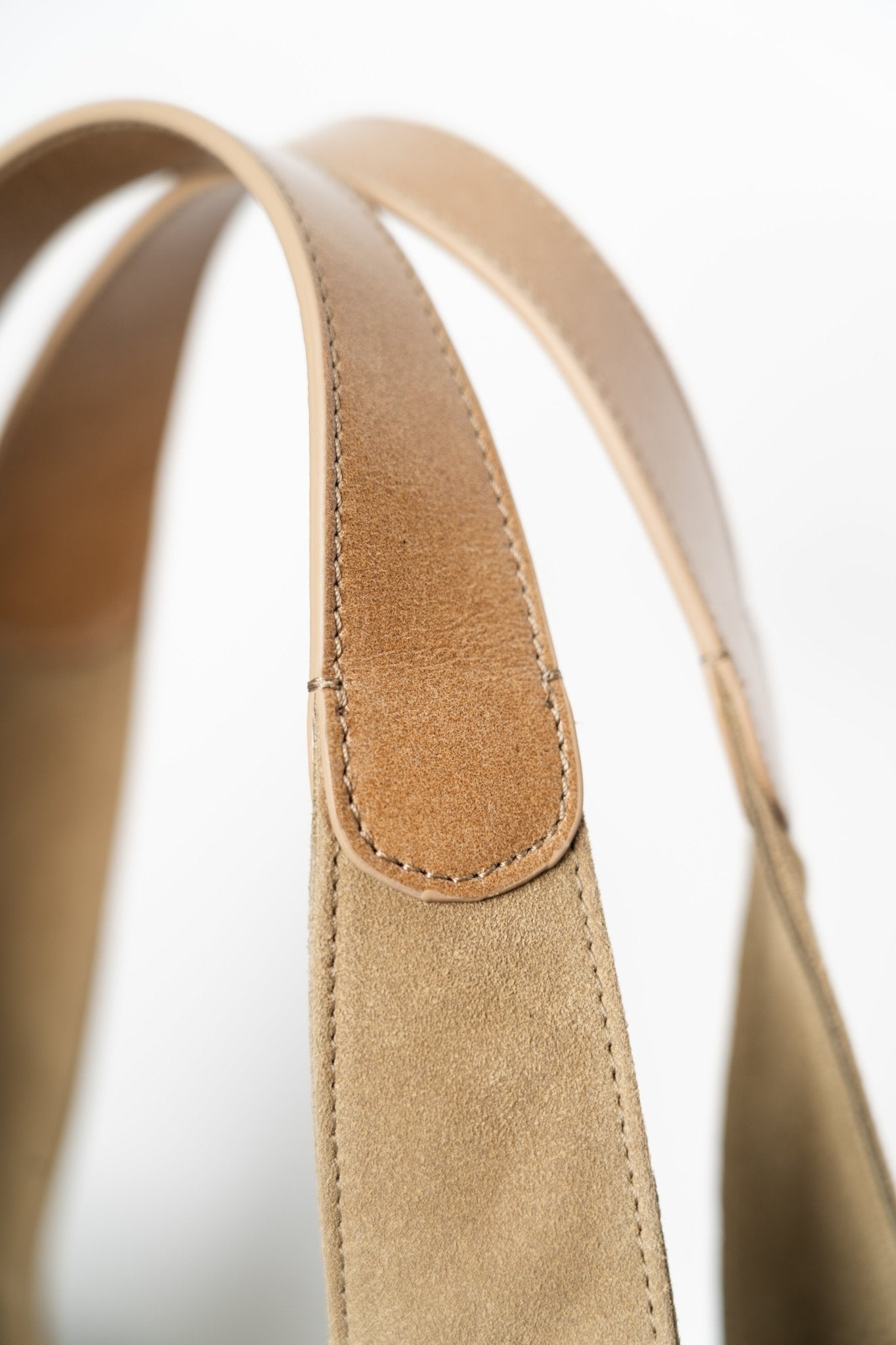 Carryall Shopper - Recycled Suede Taupe - ann kurz