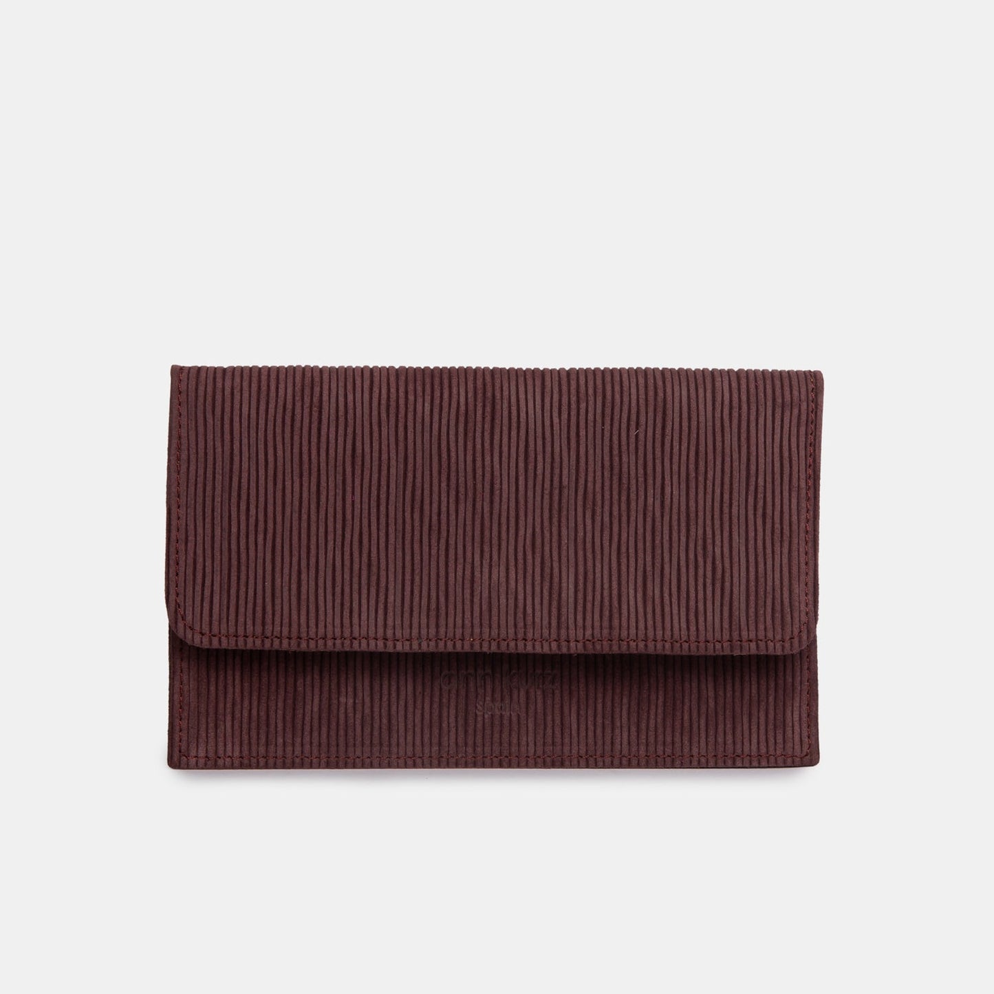 Compact Purse - Ruffle Wine - ann kurz