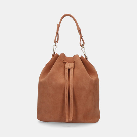 Convertible Saku Bucket Bag - Dark Nude - ann kurz