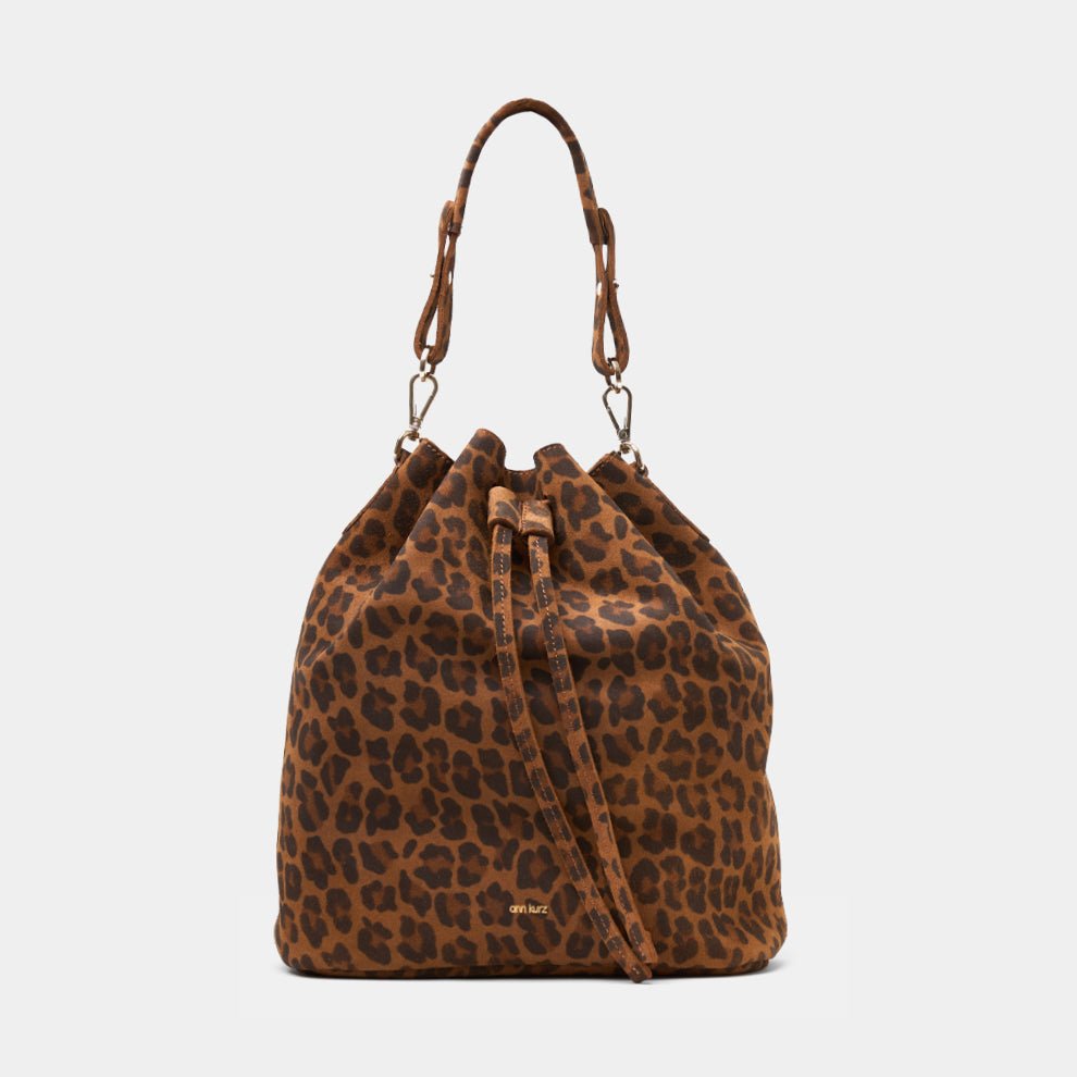 Convertible Saku Bucket Bag - Leo Brown - ann kurz