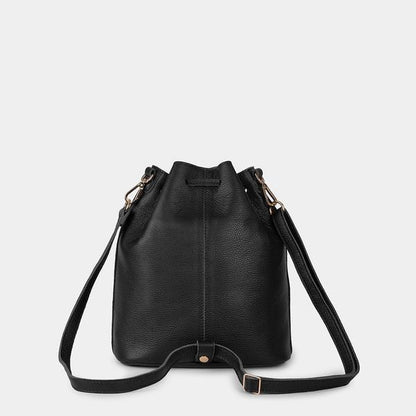 Convertible Saku Bucket Bag - Nappa Black - ann kurz