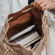 Convertible Saku Bucket Bag - Nappa Brown - ann kurz