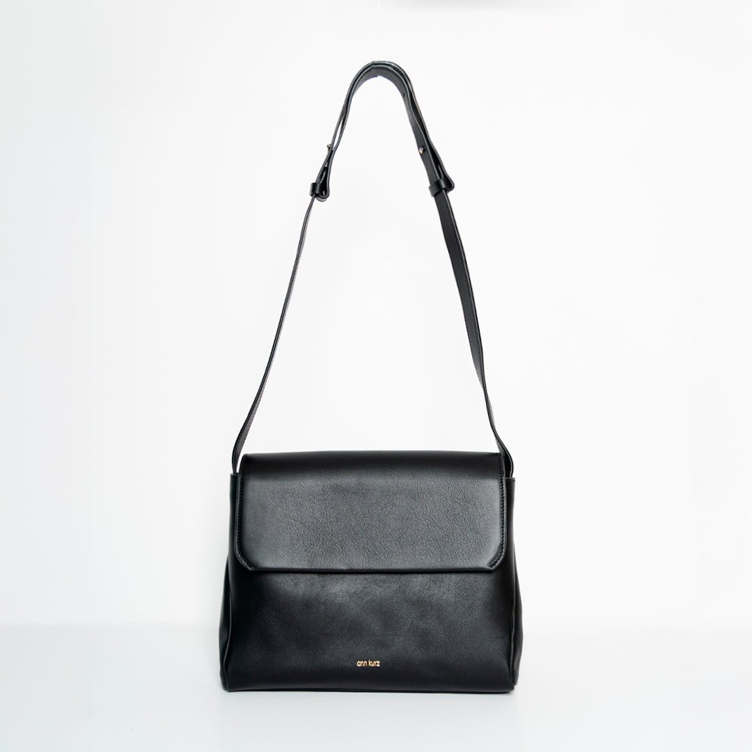 Crossbody - Nappa Black - ann kurz