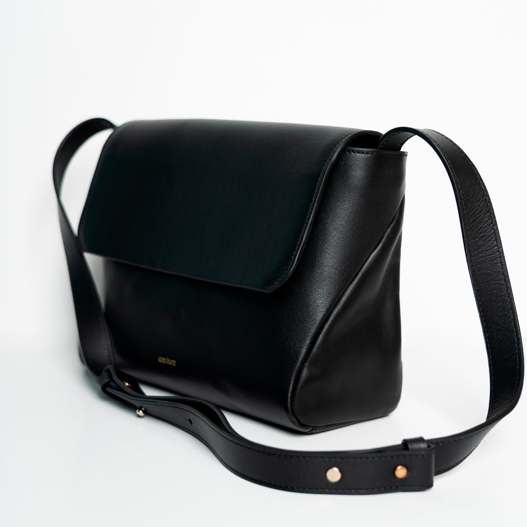 Crossbody - Nappa Black - ann kurz
