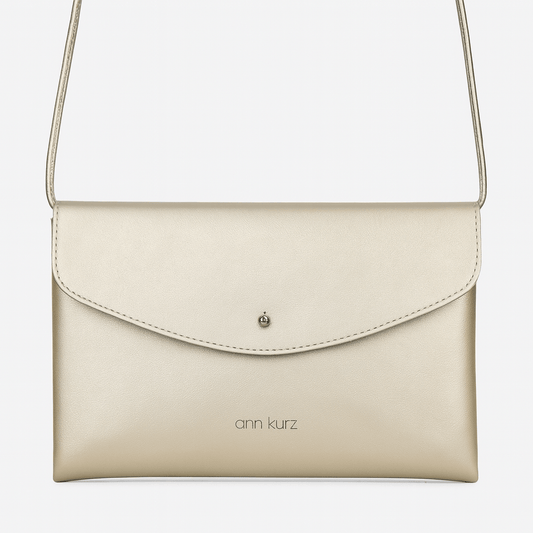 Cute Clutch - Metallic Light Gold - ann kurz