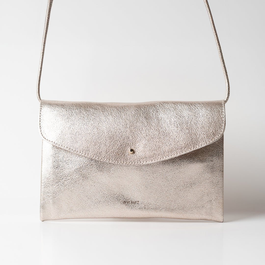 Cute Clutch - Metallic Platin - ann kurz