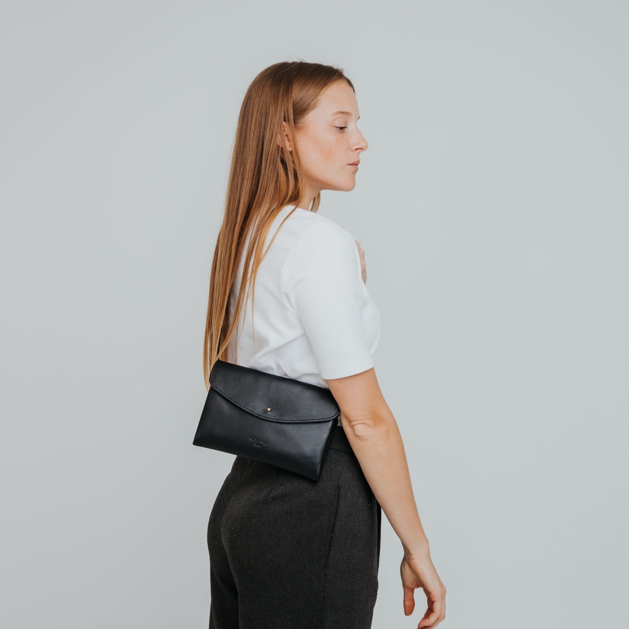 Cute Clutch - Nappa Black - ann kurz