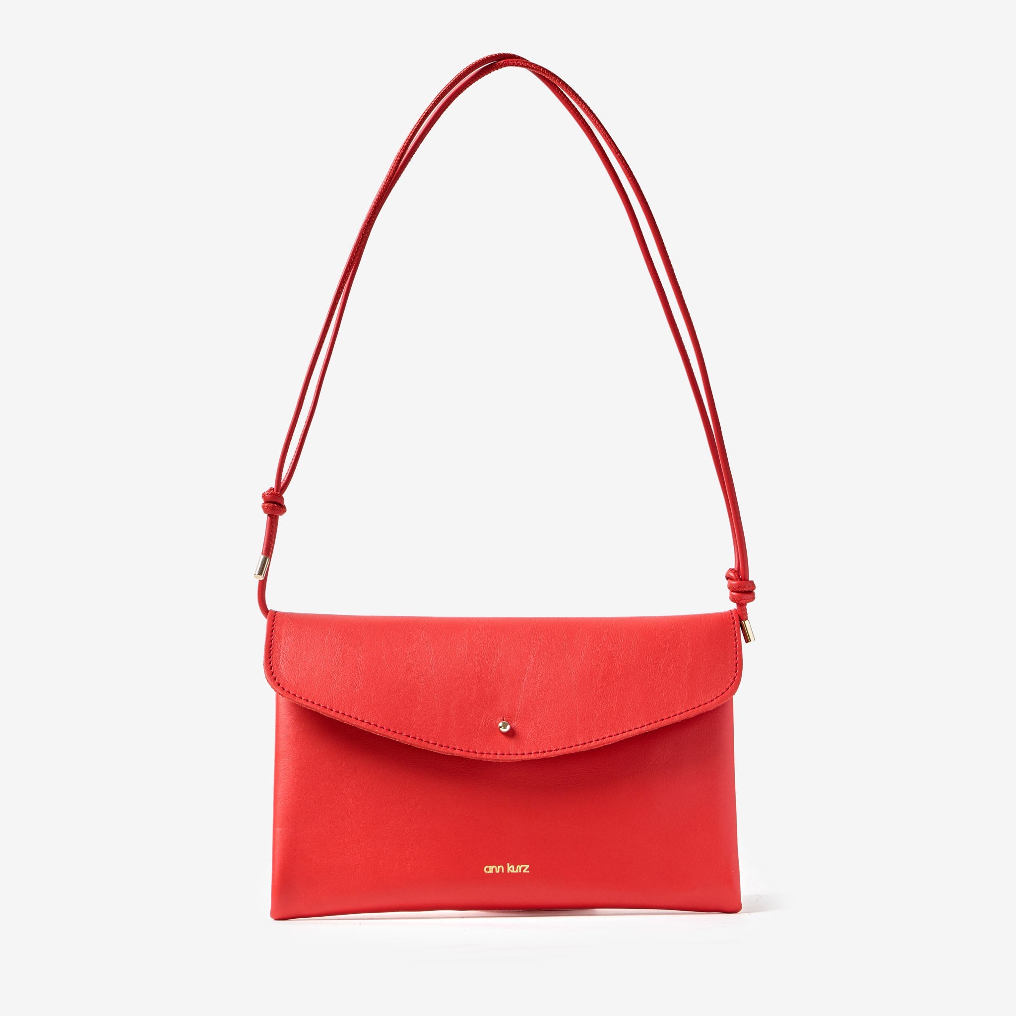Cute Clutch - Nappa Vermilion Red - ann kurz
