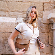 Cute Clutch - Patent Taupe - ann kurz