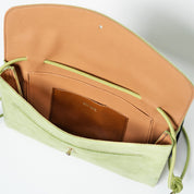 Cute Clutch - Recycled Suede Celeste - ann kurz