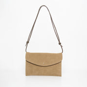 Cute Clutch - Recycled Suede Taupe - ann kurz