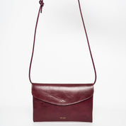 Cute Clutch - Shiny Nappa Burgundy - ann kurz