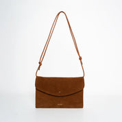 Cute Clutch - Suede Brown - ann kurz