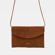 Cute Clutch - Suede Brown - ann kurz