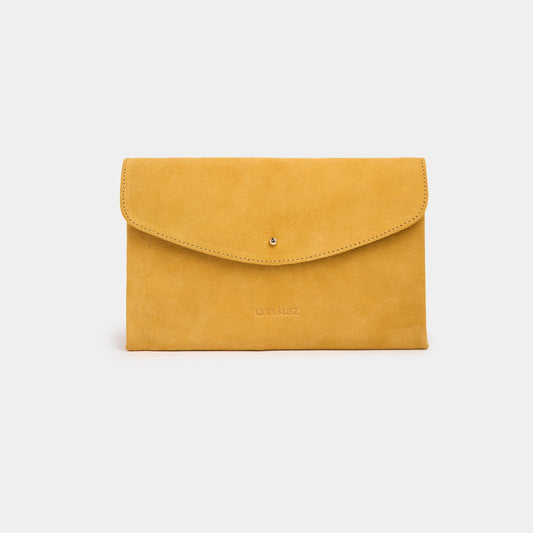 Cute Clutch - Suede Golden - ann kurz