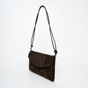 Cute Clutch - Suede Mocha - ann kurz