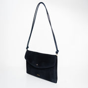 Cute Clutch - Suede Navy - ann kurz