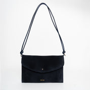 Cute Clutch - Suede Navy - ann kurz
